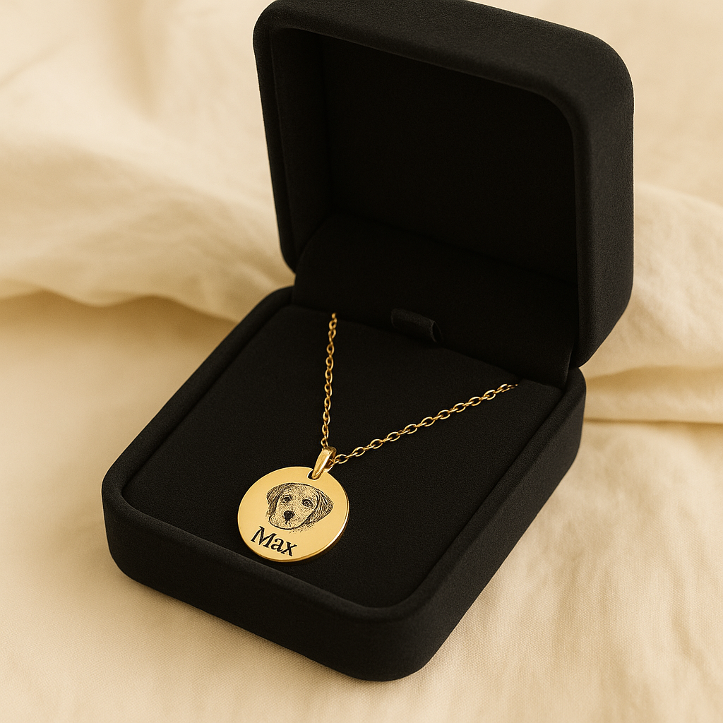 Collier à visage d'animal de compagnie